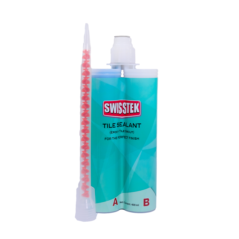 Swisstek Epoxy Grout (Tile Sealant) 400 ml - Light Grey - Hardware ...