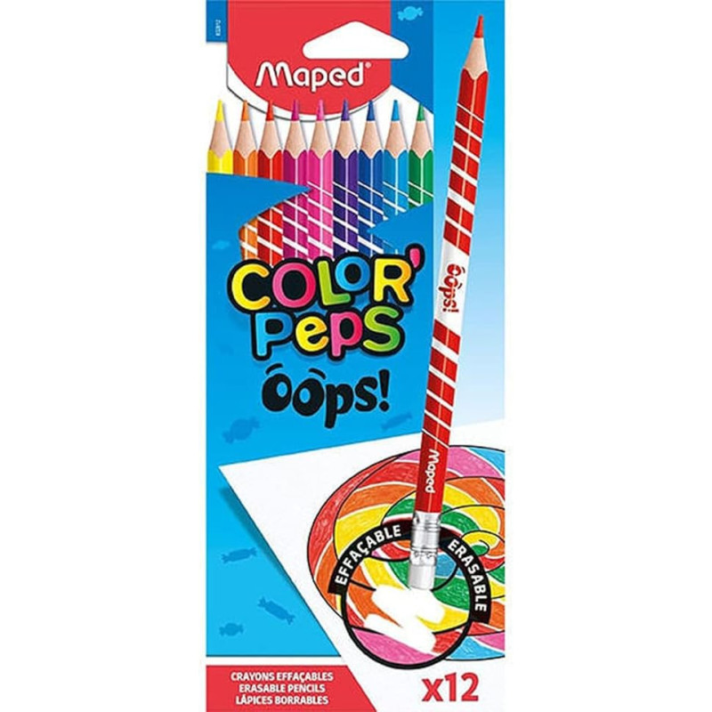 Maped Color'Peps - Set Da Colorare 100 Pezzi Con Astuccio: Matite, Pennarelli E Pastelli Per Scatenare La Creatività
