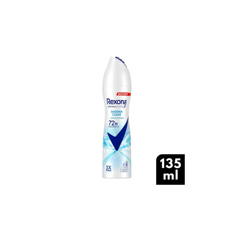 Rexona Shower Clean Brightening Antiperspirant Deodorant