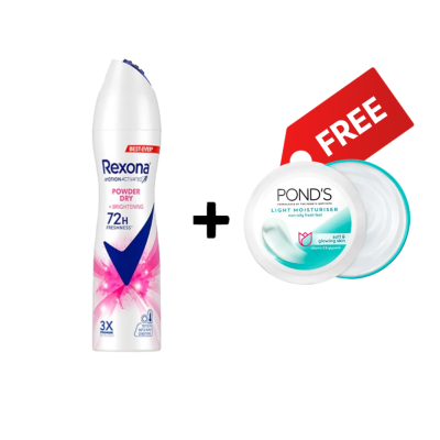 Rexona Shower Clean Spray with Free Pond's Light Moisturizer