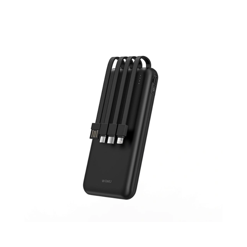 WIWU WI-P-08B ESSEN 4 Cable Power Bank - Hardware, Homeware & Lifestyle